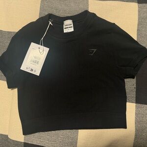 gymshark cotton seamless crop top